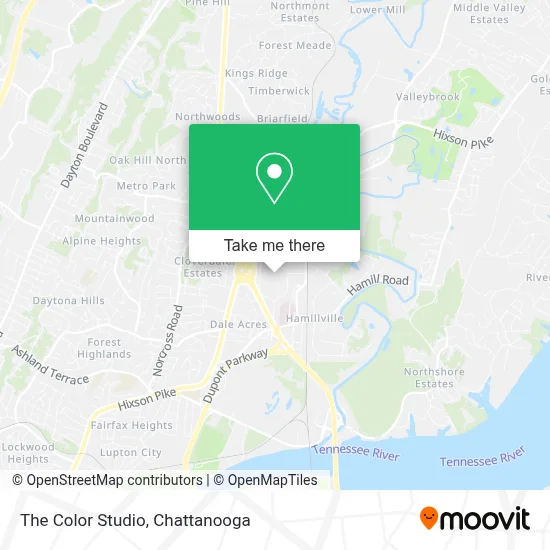 The Color Studio map