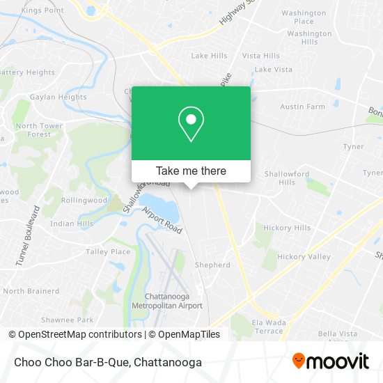 Mapa de Choo Choo Bar-B-Que