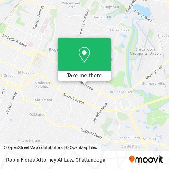 Mapa de Robin Flores Attorney At Law