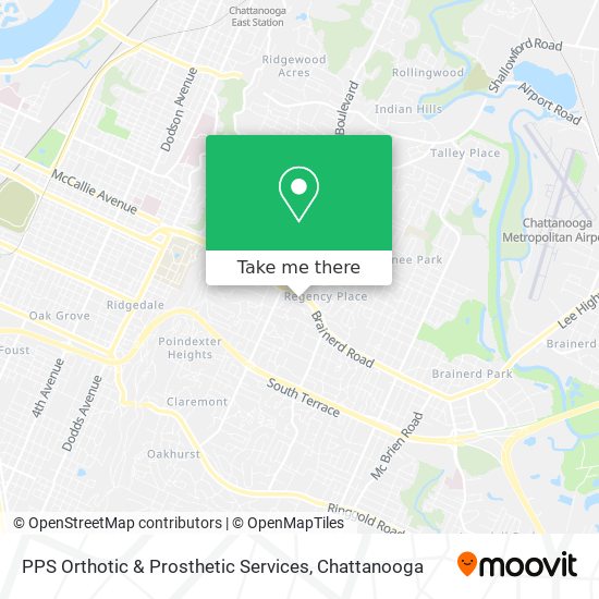 PPS Orthotic & Prosthetic Services map
