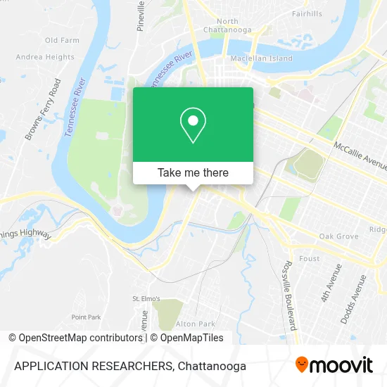 APPLICATION RESEARCHERS map