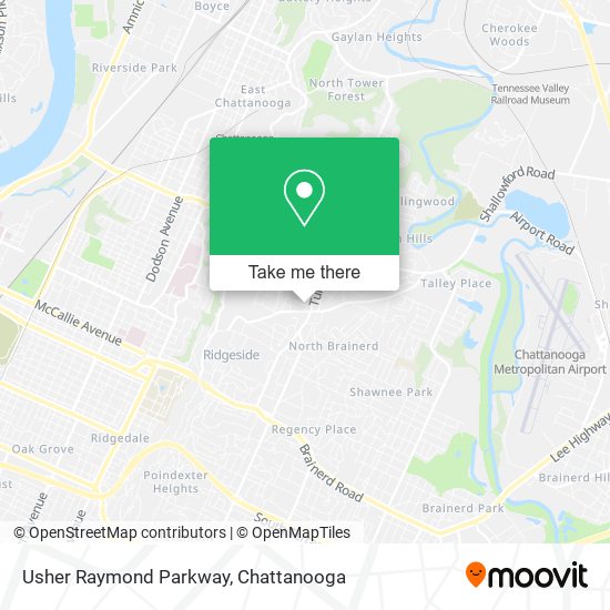 Usher Raymond Parkway map