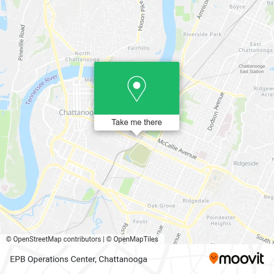 EPB Operations Center map