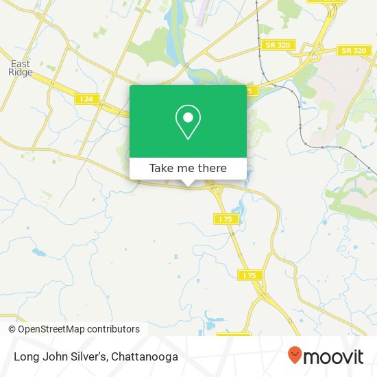 Long John Silver's, 6408 Ringgold Rd East Ridge, TN 37412 map