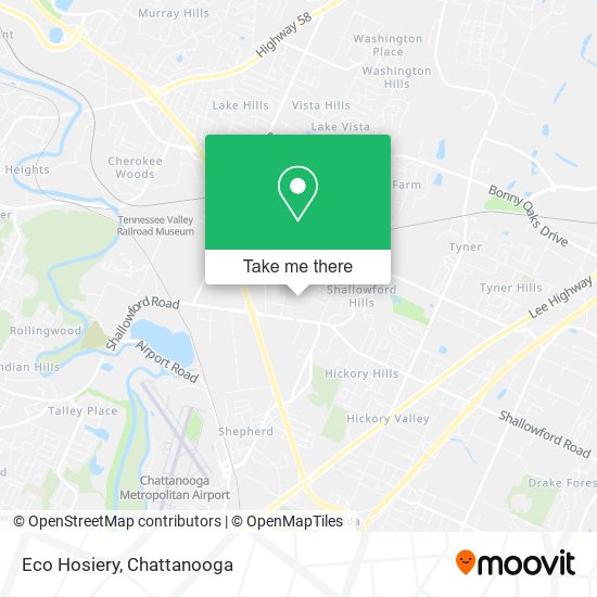 Eco Hosiery, 2180 Stein Dr Chattanooga, TN 37421 map