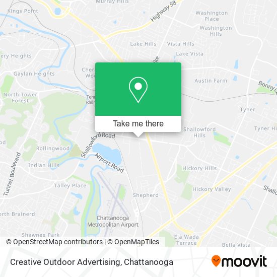 Creative Outdoor Advertising map