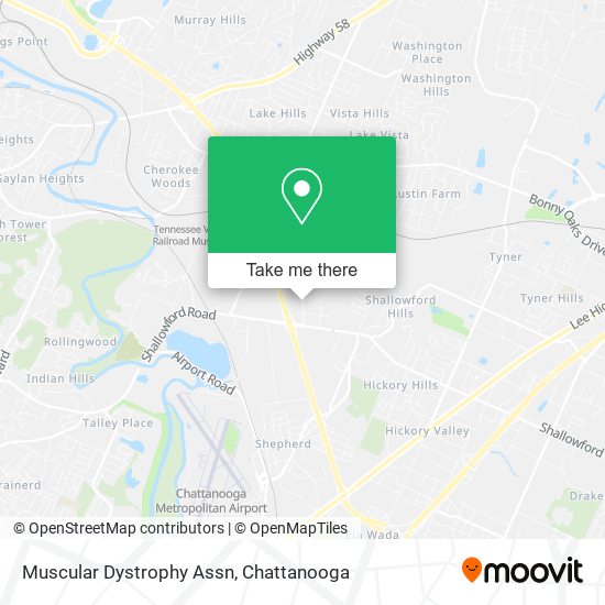 Muscular Dystrophy Assn map