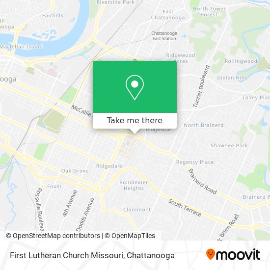 Mapa de First Lutheran Church Missouri