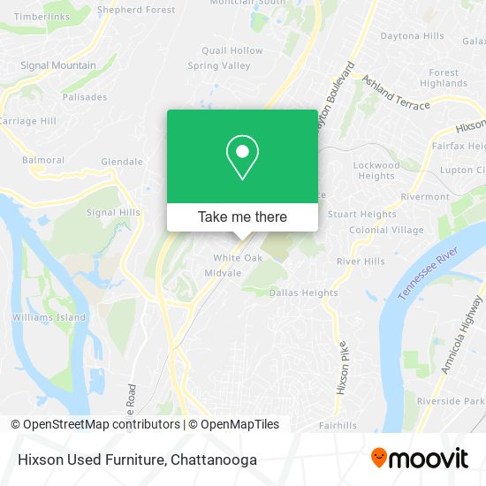 Hixson Used Furniture map