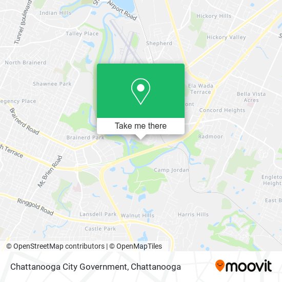 Chattanooga City Government map