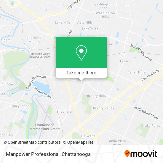 Mapa de Manpower Professional