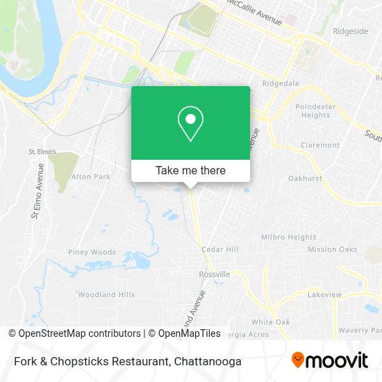 Fork & Chopsticks Restaurant map