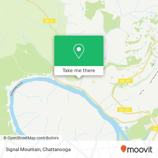 Signal Mountain map