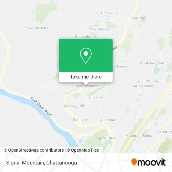 Signal Mountain map