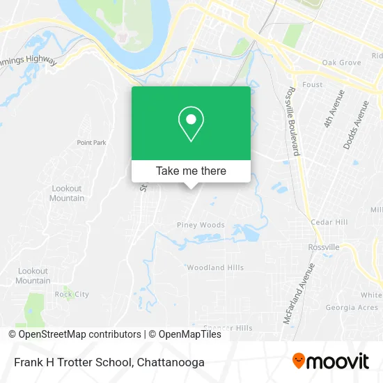 Frank H Trotter School map