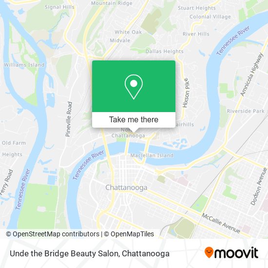 Mapa de Unde the Bridge Beauty Salon