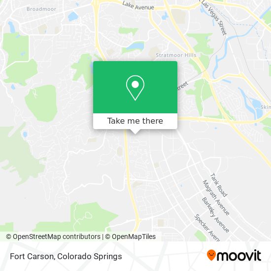 maps of fort carson