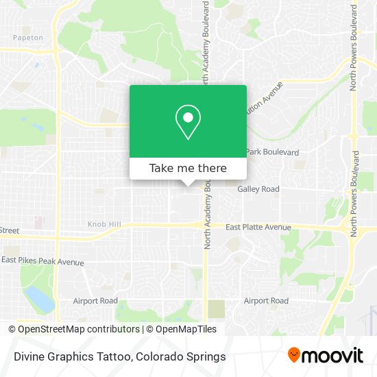 Driving directions to 777 Tattoo Supply Denver Tattoo Store Supplies 21 N  Circle Dr Colorado Springs  Waze