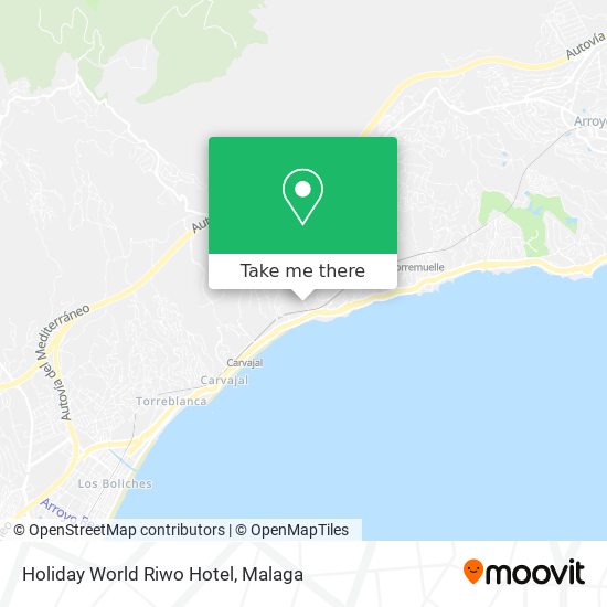 Holiday World Riwo Hotel map
