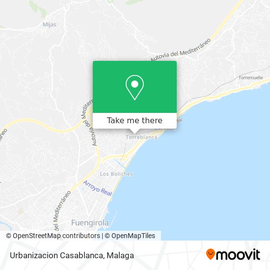 Urbanizacion Casablanca map