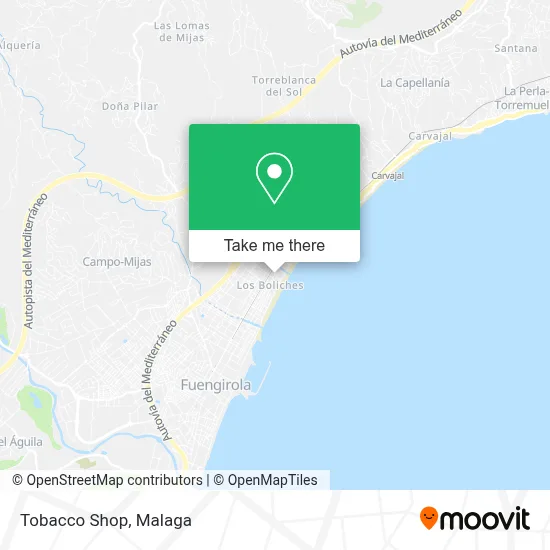 fuengirola tobacco shops How to Get to Tobacco Shop in Fuengirola by Bus or Train?