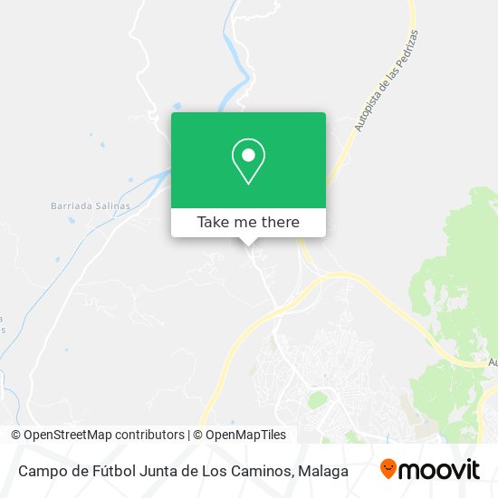 Campo de Fútbol Junta de Los Caminos map
