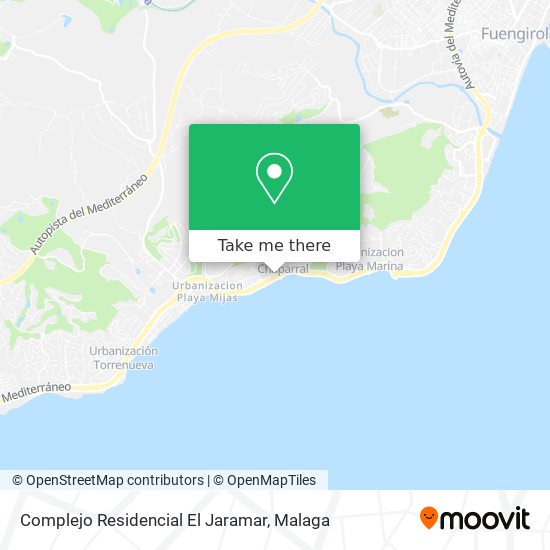 mapa Complejo Residencial El Jaramar