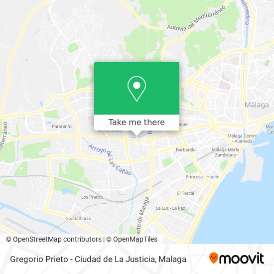 Gregorio Prieto - Ciudad de La Justicia map