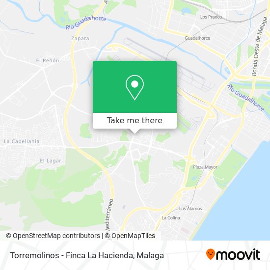 mapa Torremolinos - Finca La Hacienda