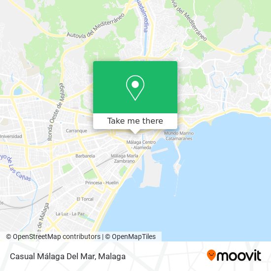 Casual Málaga Del Mar map