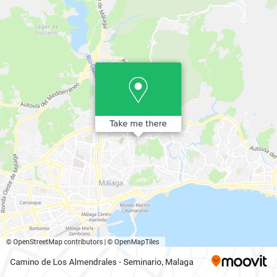 Camino de Los Almendrales - Seminario map