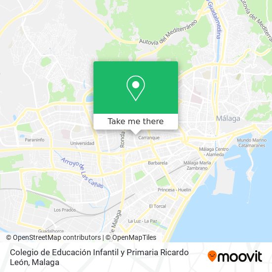 Colegio de Educación Infantil y Primaria Ricardo León map