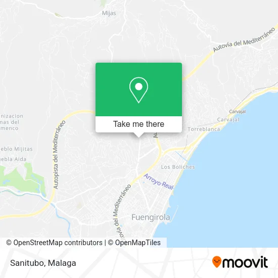 Sanitubo map