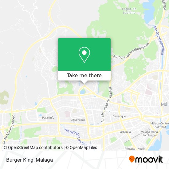 Burger King map