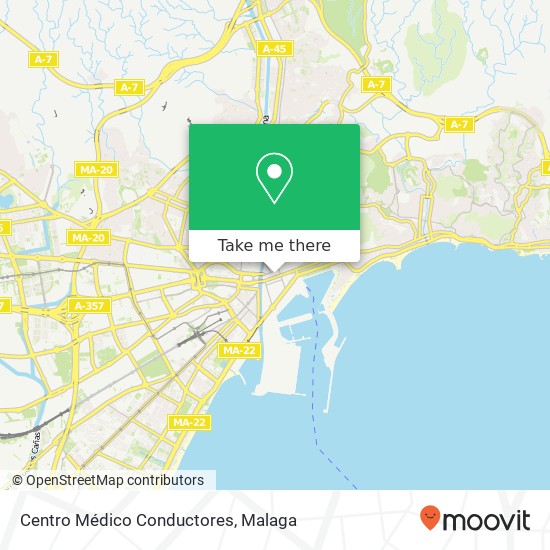 Centro Médico Conductores map