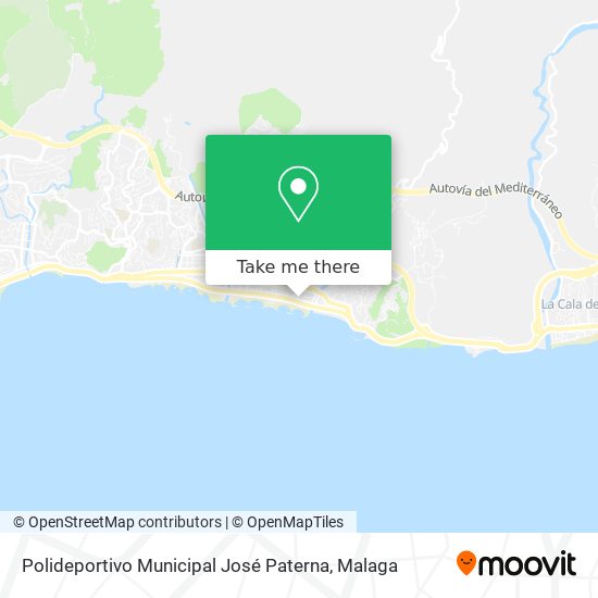 Polideportivo Municipal José Paterna map