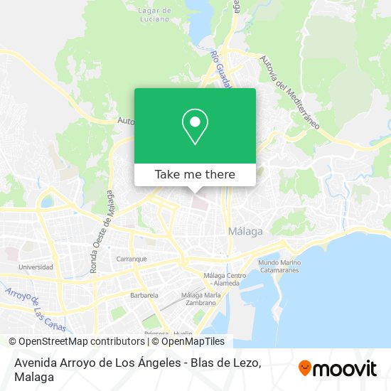 Avenida Arroyo de Los Ángeles - Blas de Lezo map