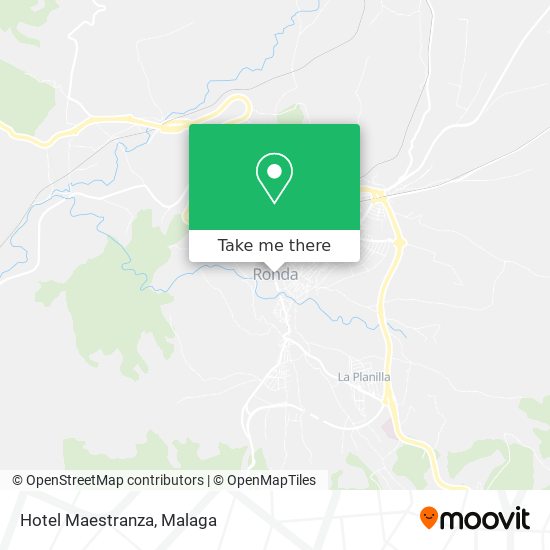 Hotel Maestranza map