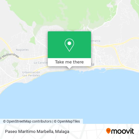 Paseo Marítimo Marbella map