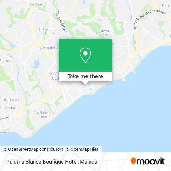 How to get to Paloma Blanca Boutique Hotel in Marbella by Bus?