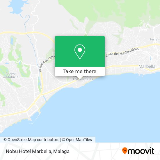 mapa Nobu Hotel Marbella