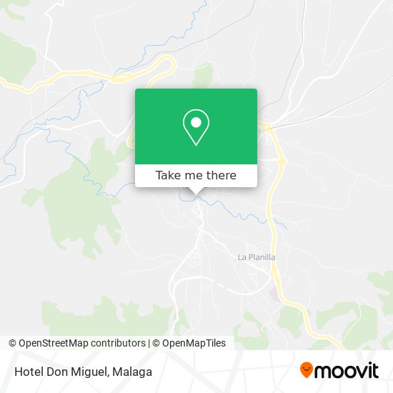 Hotel Don Miguel map