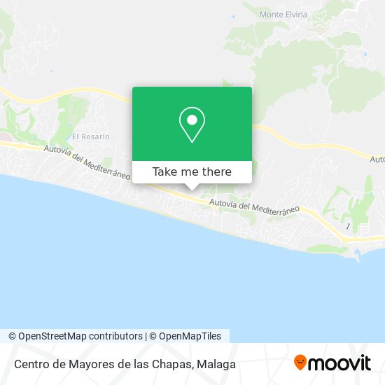 Centro de Mayores de las Chapas map