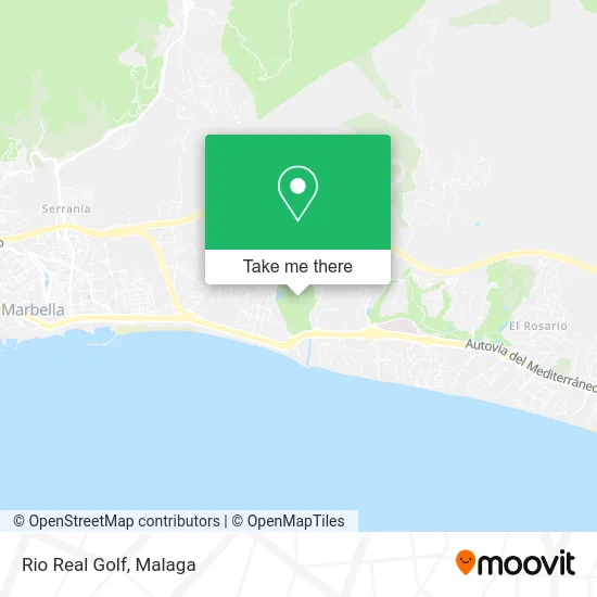 Rio Real Golf map