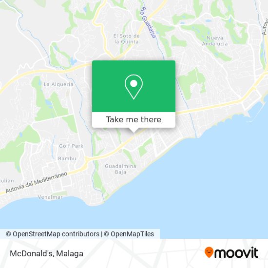 McDonald's map