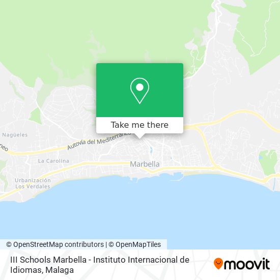 III Schools Marbella - Instituto Internacional de Idiomas map