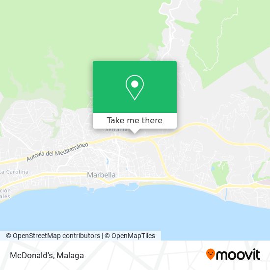 McDonald's map