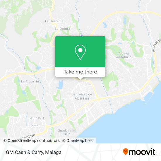 GM Cash & Carry map