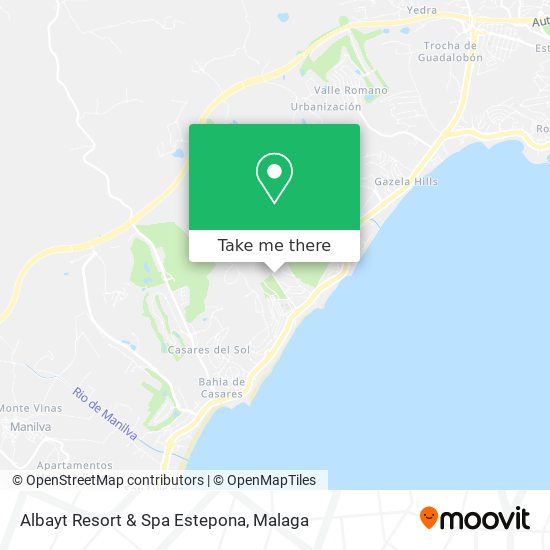 Albayt Resort & Spa Estepona map