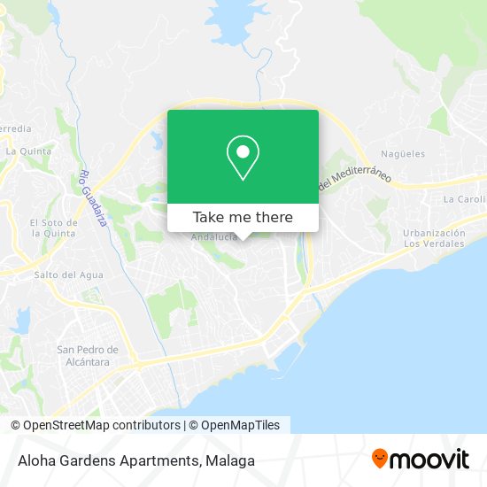 Aloha Gardens Apartments map